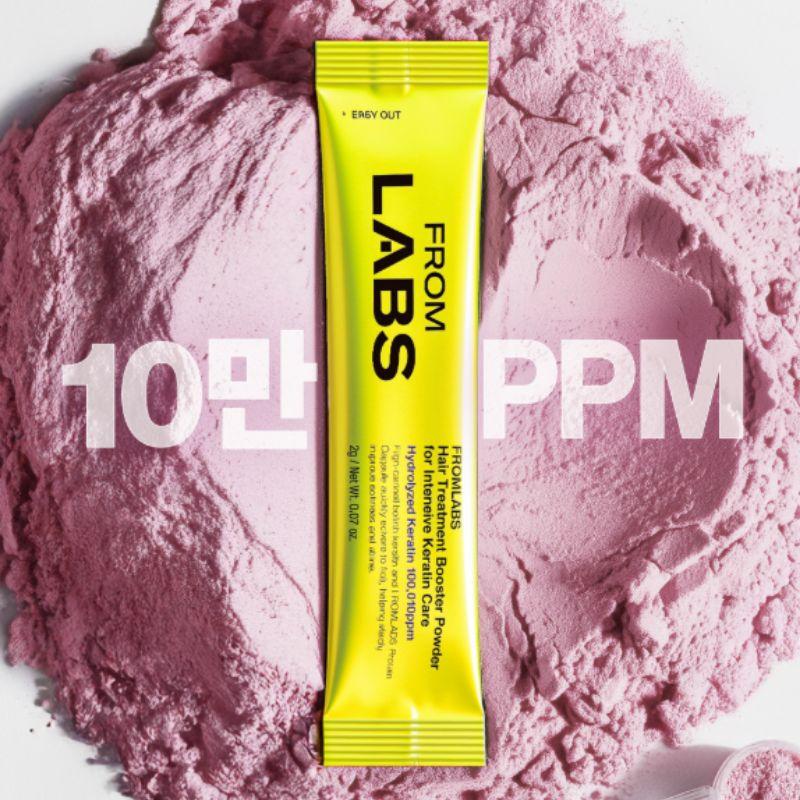 FROM LABS Protein Absorption Modeling Pack Haarverzorgingsboosterpoeder 2 g x 8 stuks + kommetje + spatelset Beschadigd haarherstel Spa Kit