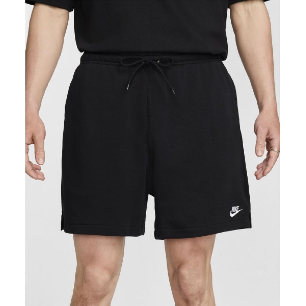 Nike Club French Terry Flow Shorts M   Black Black White  Fn3521 010