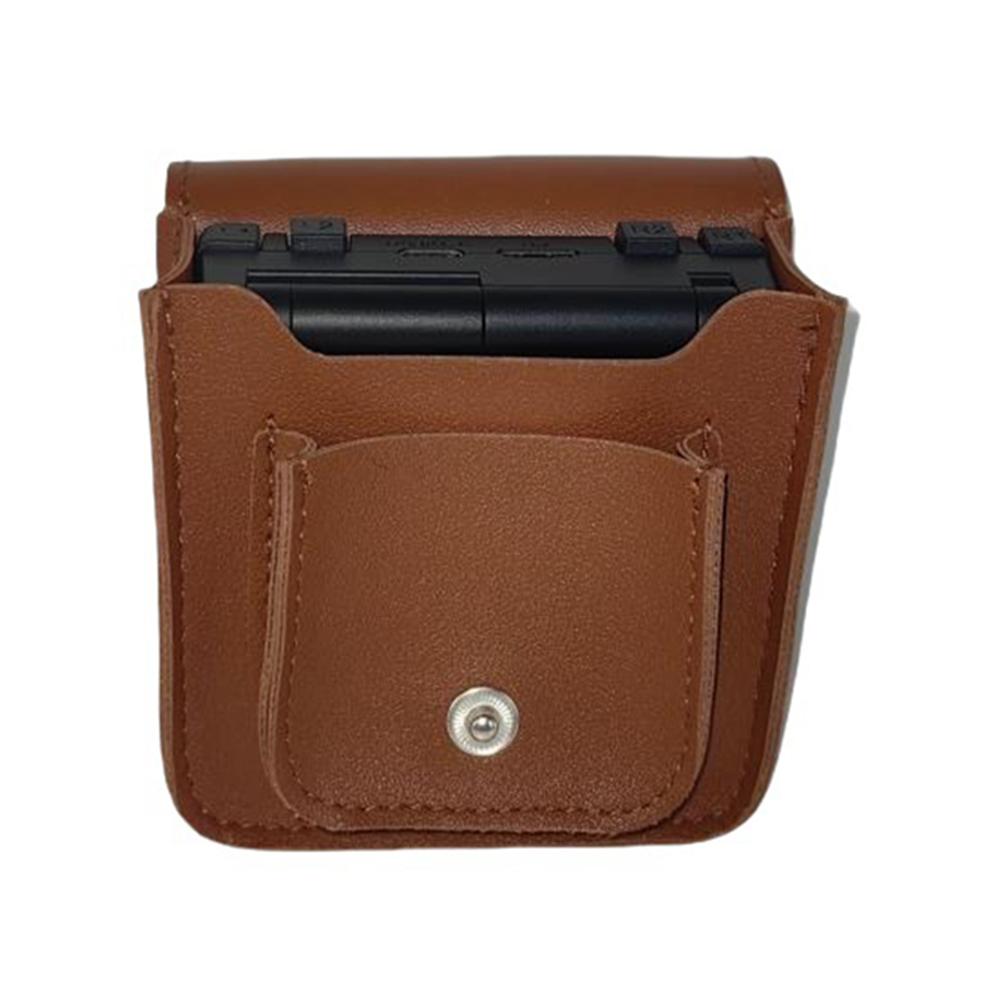 1/2Pcs For Anbernic RG34XXSP Handheld Carrying Bag PU Leather Game Console Storage Case Console Protective Bag Game Accessories
