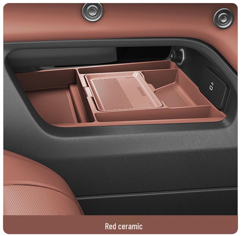 Fits 26 Land Rover Defender Models: Silicone Console Handle Cover & Storage Box - Interior Car Accessory