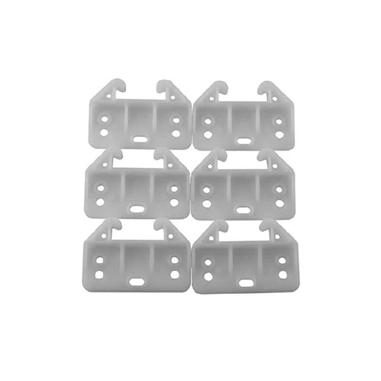 Closet Cabinet Slides Plastic Drawer Guide Rails Enduring Replacement Tracks For Home Office Furniture Easy to Install