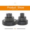 Flat Gear 2M-10/11/12/13/14/15/16/17/18/19/20T SC45# Carbon Steel  Cylindrical Gear  Height 20 mm High Frequency Quenching Teeth