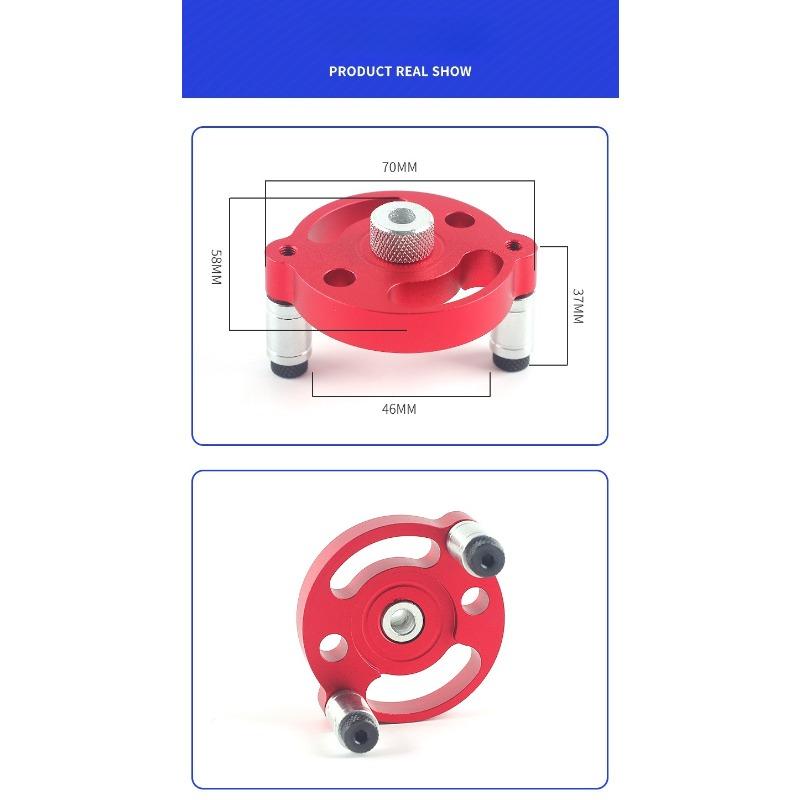Woodworking Joints Tool Self Center Dowel Jig Handheld Drill Guide for Straight Holes Wood Panel Hole Puncher Locator