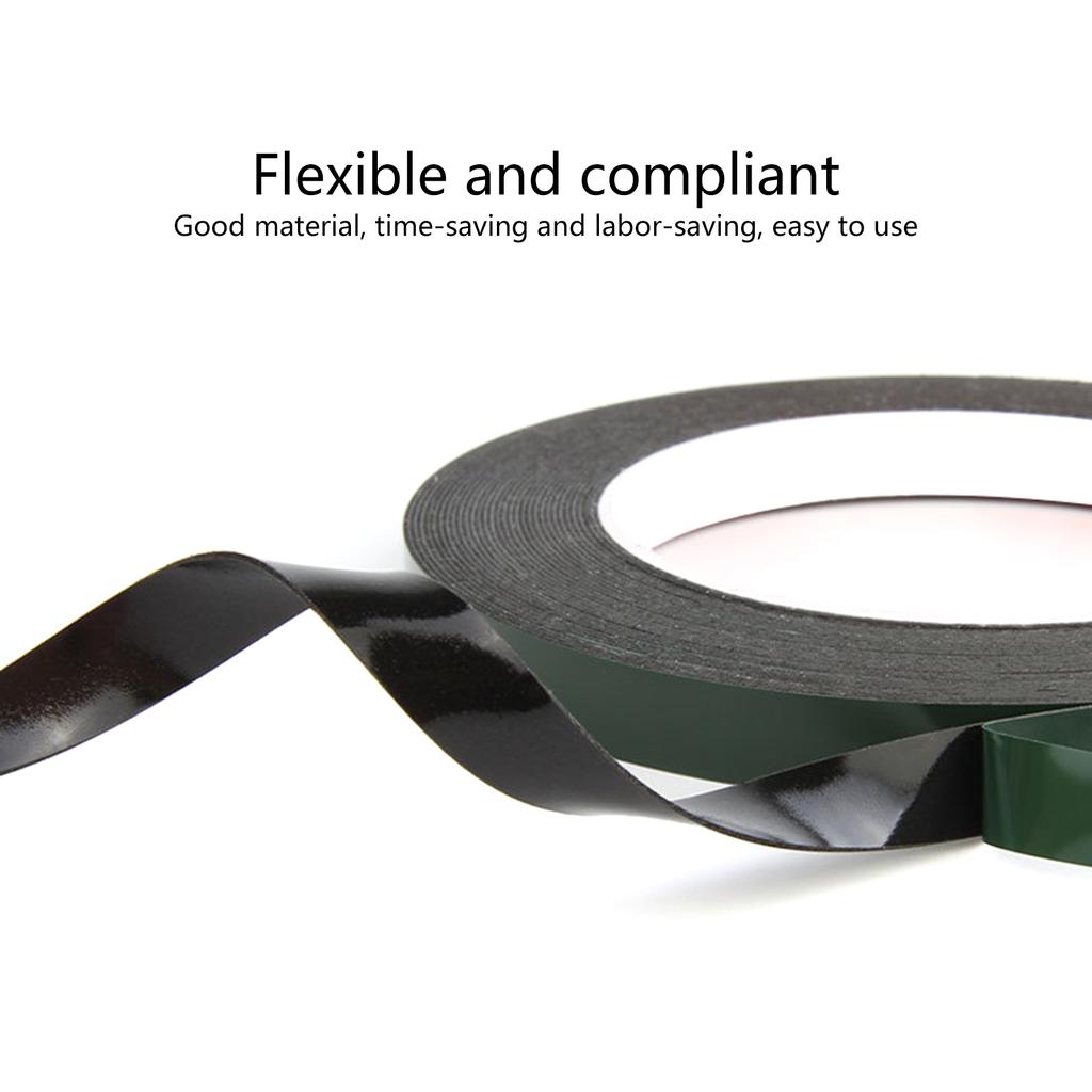 Waterproof Foam Tape for Secure Mounting On Walls Phones and Computers and LED Light Strips 10m Long 2mm/3mm/5mm Width