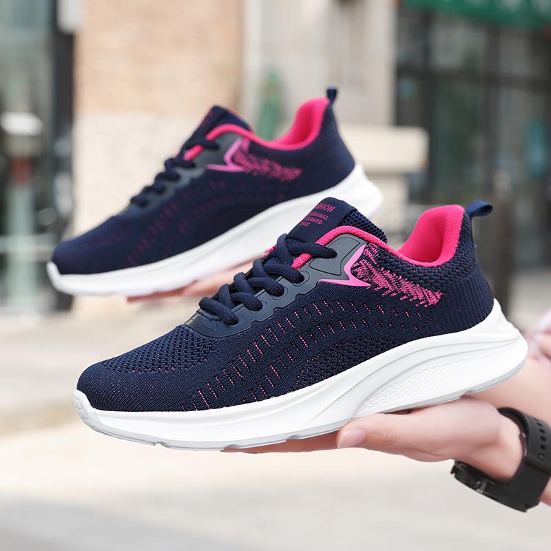 Ladies Shoes Sneakers for Women Womens Summer Sneakers Comfortable Non Slip Soft Lightweight Running Flats Fashion Round Toe