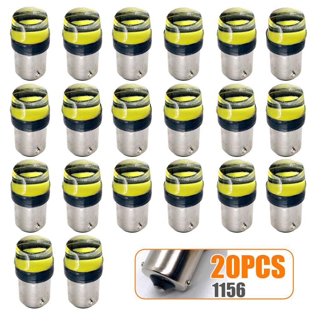 20x Flash LED Bulb Driving Reverse Lamp Signal Tail Car Brake Sourcing White Red Flashing Light 1156 BA15S P21W 1157 BAY15D