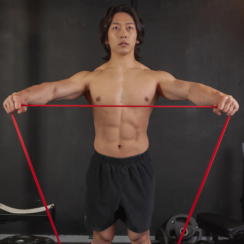 Leto Pull-Up Band Latex Stretching Health Tubing Band Step 2
