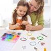 DIY Handmade Beaded Children's Toy Creative Loose Spacer Beads Crafts Making Bracelet Necklace Jewelry Kit Girl Toy Gift