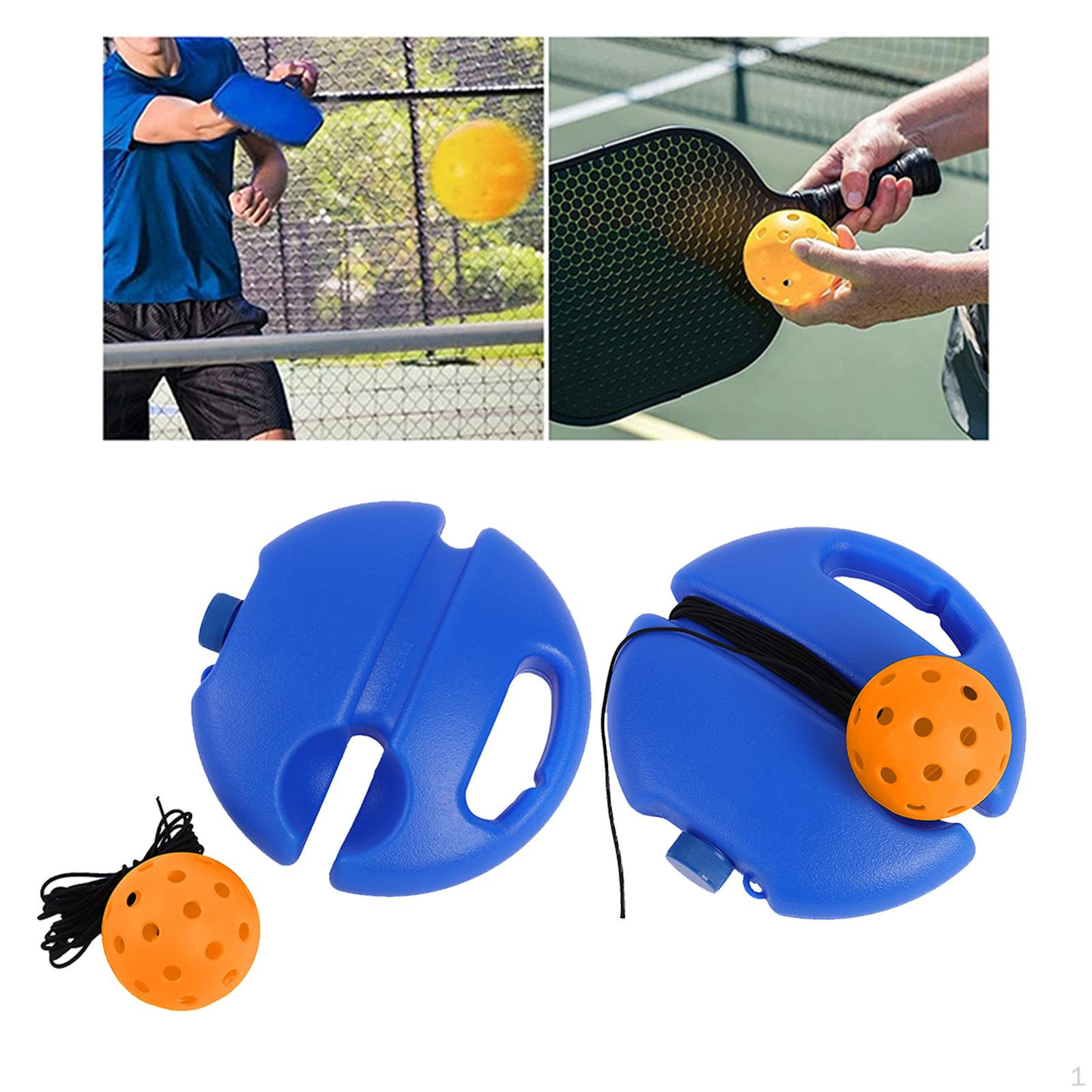 

2x Pickleball Trainer Practice Ball with Rope Portable Professional