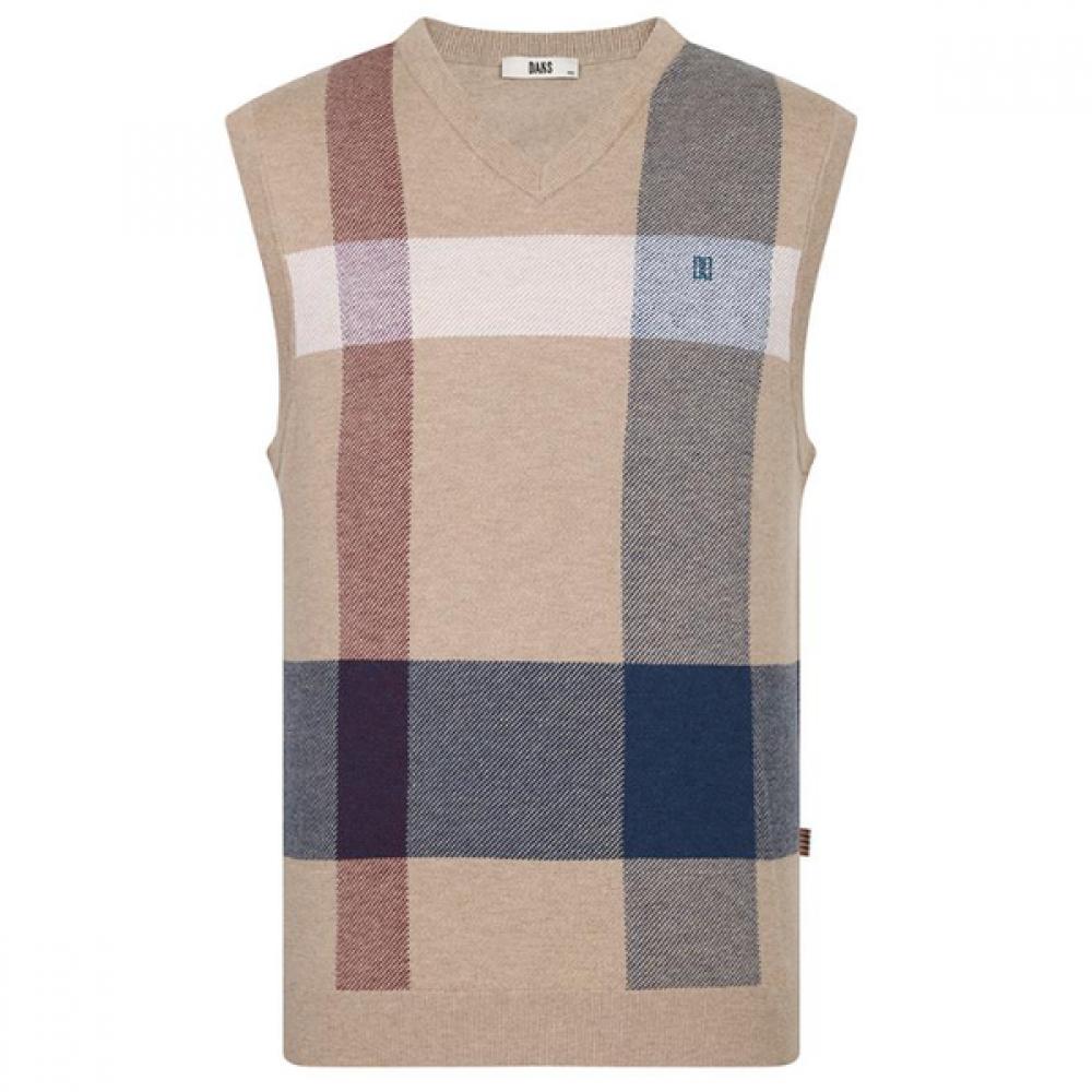

Daks Wool Blend Big Check Vest Dmp1swve201i1 110