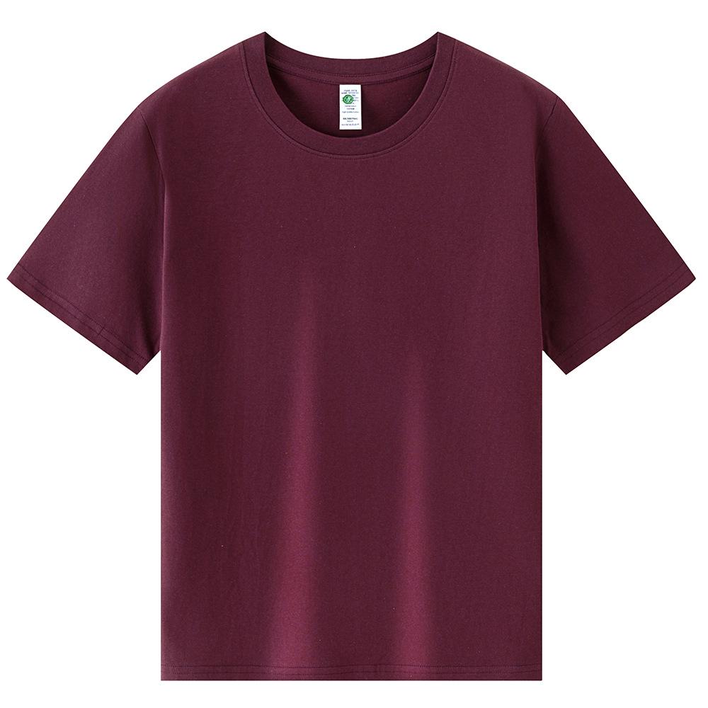 Men's 180g Cotton Short Sleeve Crew Neck Loose Fit T-Shirt