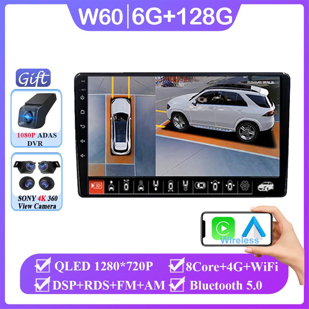 Android 14 For Renault Duster 2015 - 2021 For LADA Largus 2021 Auto Radio Stereo Multimedia Player Navigation GPS Carplay QLED