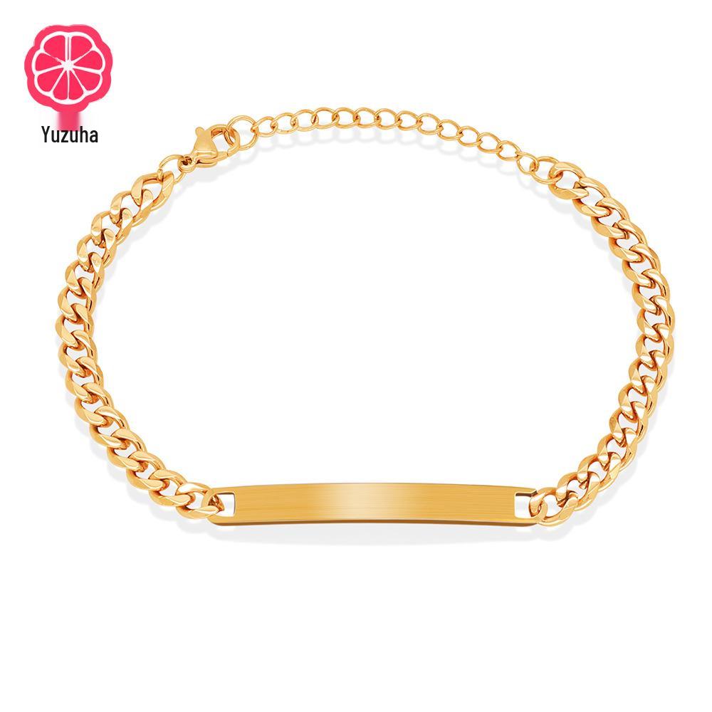 

Изогнутый браслет из нержавеющей стали с гравировкой имен членов семьи - Персонализированное рождественское украшение в подарок Blank