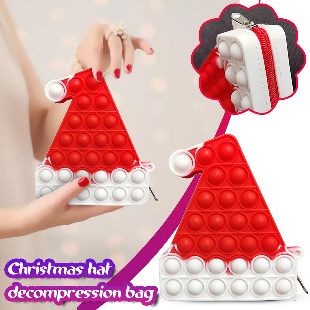 Weihnachtssilikon-sensorische Dekompressions-Desktop-Puzzle-Dekompressionsrucksack