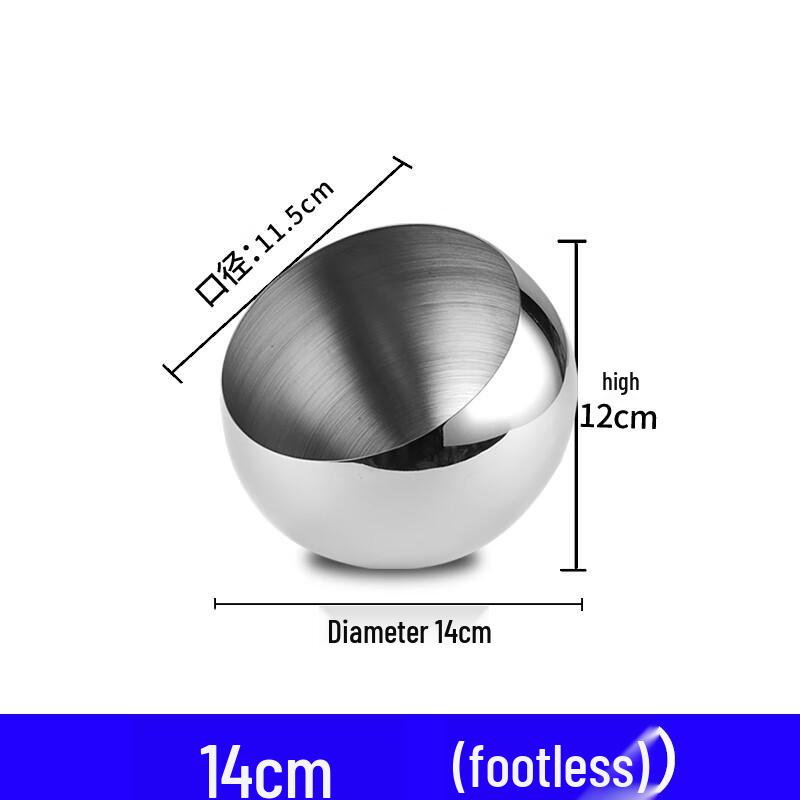 Stainless Steel Spherical Sauce Bowl