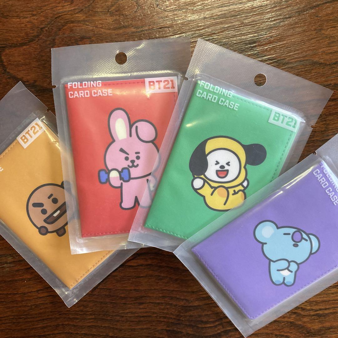 

[USED] BT21 Folding Card Case Set of 4