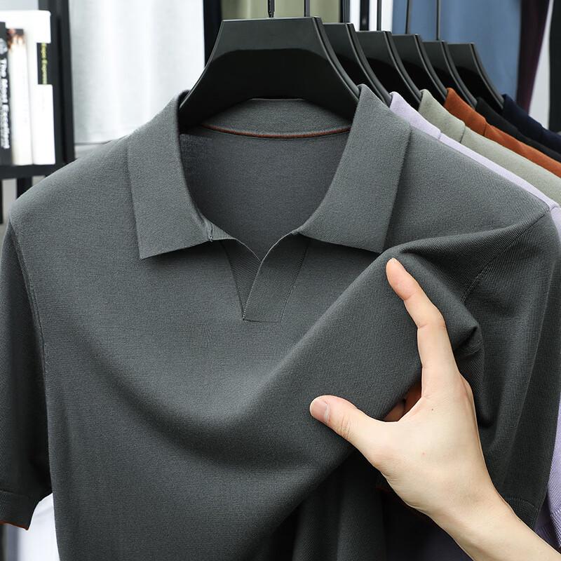 JEEP SPIRIT Men s Lyocell Ice Silk Polo Shirt XL
