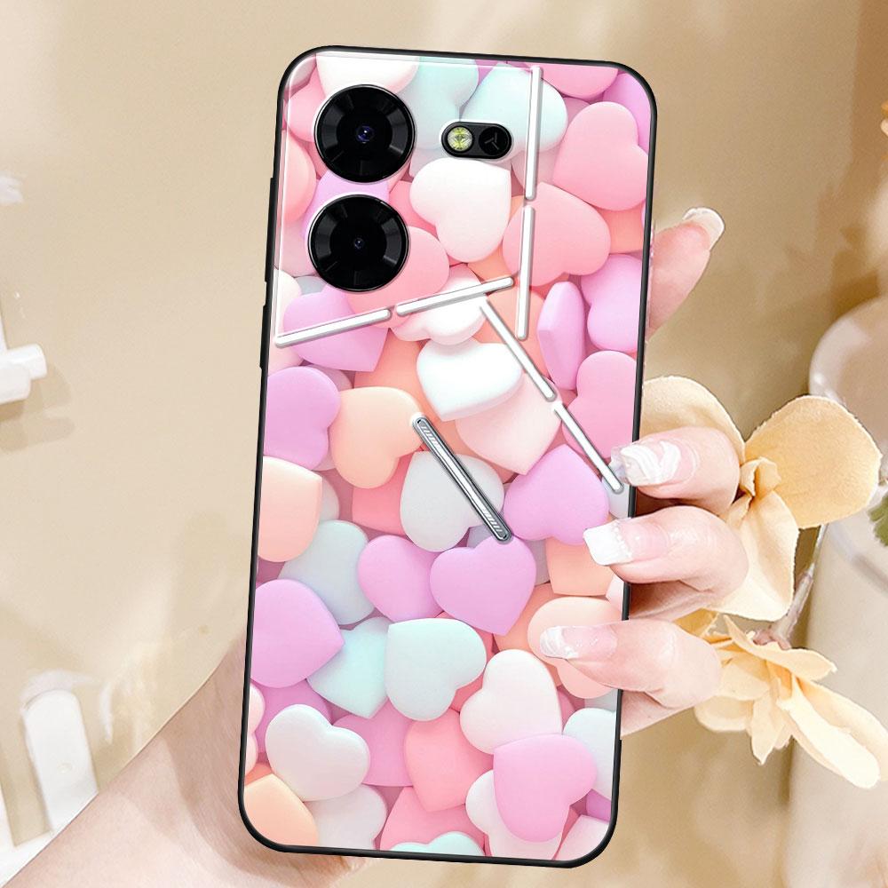 Case For Tecno Pova 5 Pro Coque TPU Soft Silicone Fashion Phone Funda For Tecno Pova 5 Cute Bumper Back Cover Cool Capa Marble
