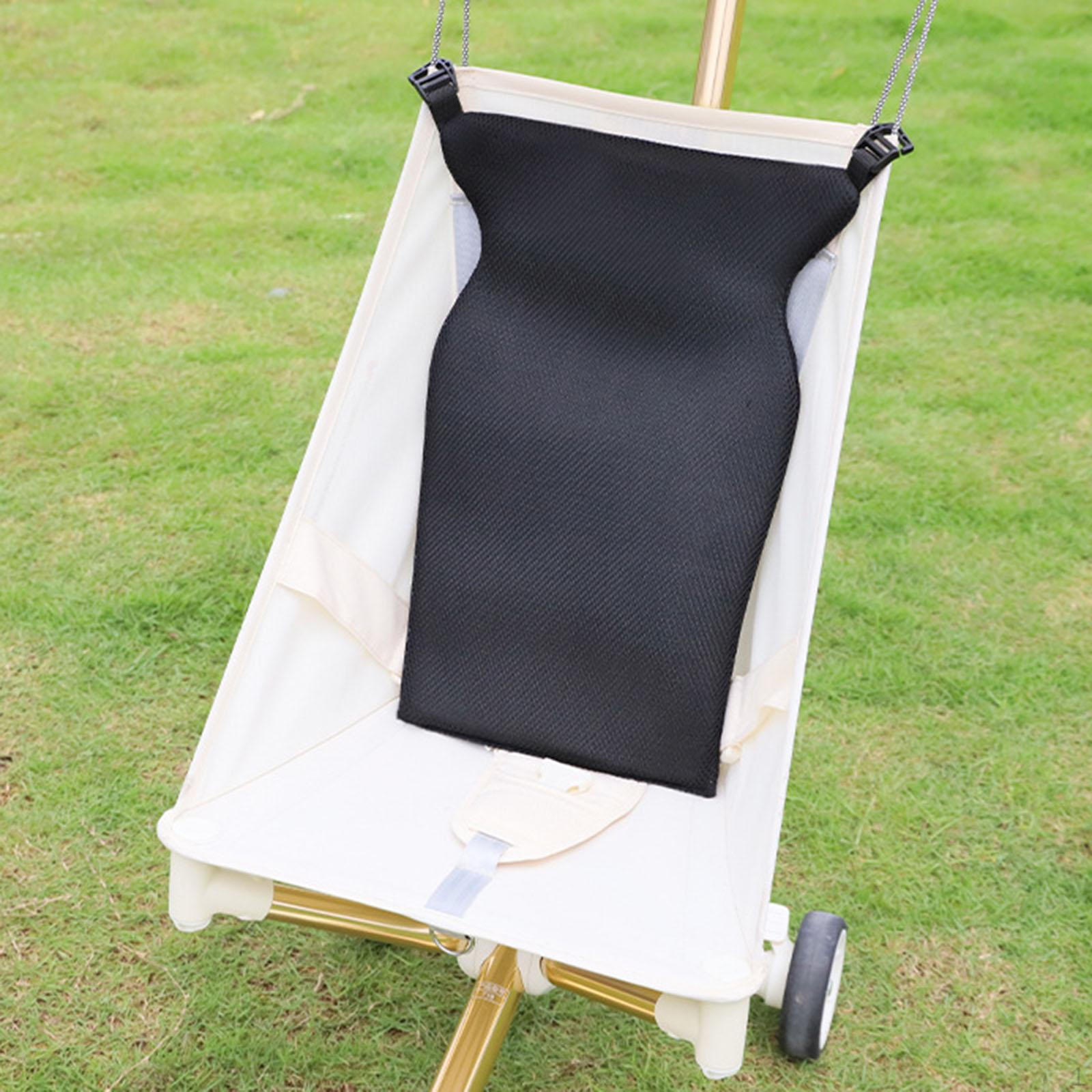 

Уютная подушка на сиденье коляски для приключений на свежем воздухе чёрный