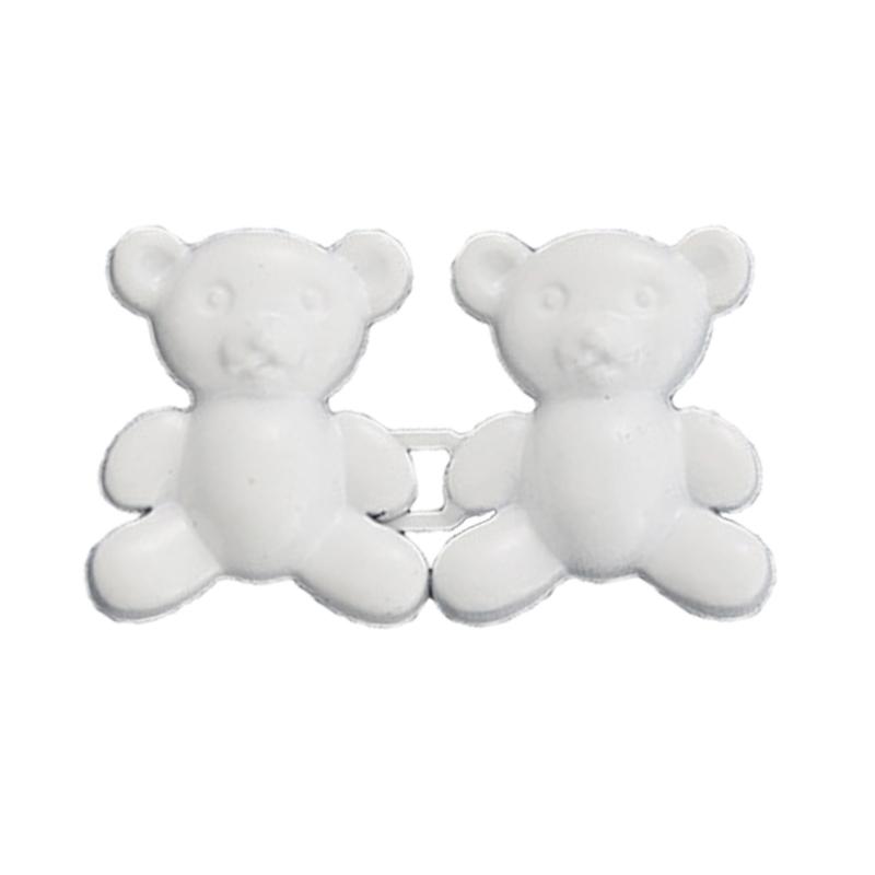 

Cute Bear Button for Jeans Bear Clip for Pants Jean Buttons Pins for Loose Jeans No Sew and Adjustable Waist Buckles