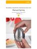 International Stainless Steel Apple Egg Timer - Mechanical Kitchen Countdown Reminder Gadget