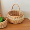 Fruit Bread Basket Breathable Rattan Basket Vegetable Storage Serving Basket for Wedding Home Party Photography