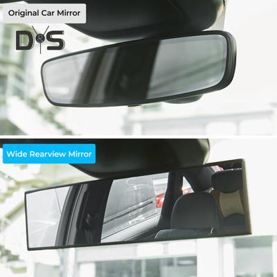 Specchietto retrovisore interno auto Altamente trasparente Convesso Panoramica Grandangolo Nessun punto cieco Antiriflesso Auto universale SUV Camion Vetro Backup Assist
