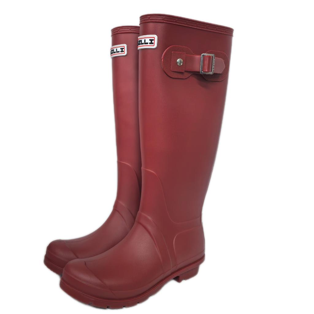 Women's Fashion Rain Boots Red Tall Tube Waterproof and Breathable New Rain Shoes Non-slip Water Shoes Women's Shoes Outdoor