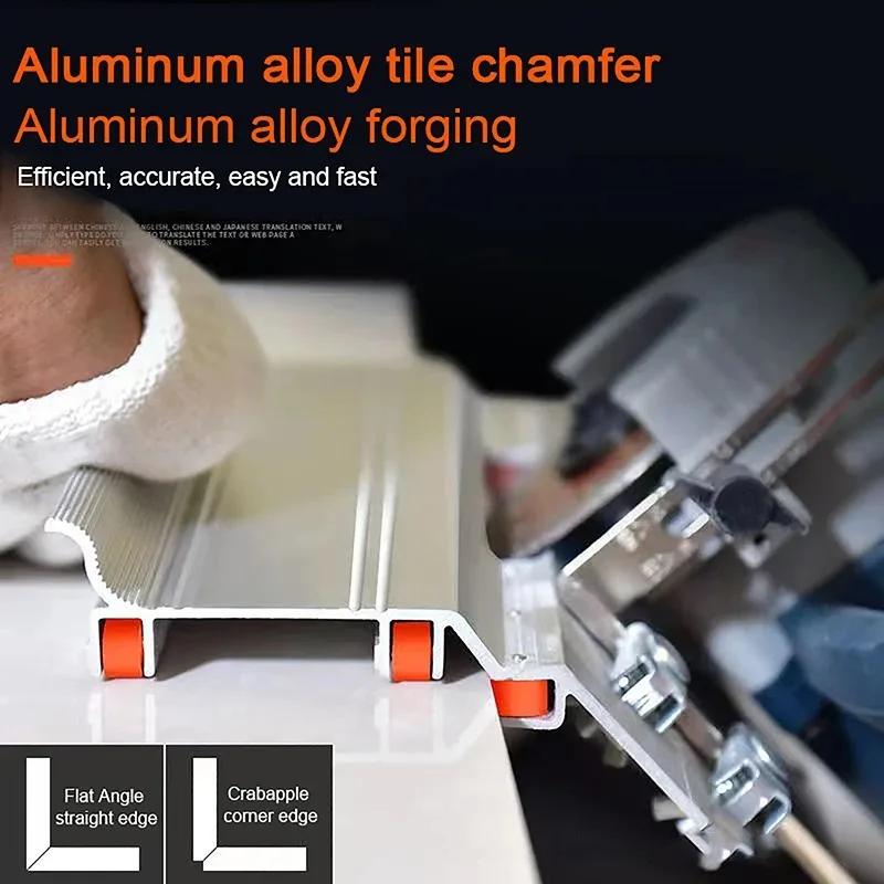Ceramic Tile Chamferer 45 Degree Angle Cutting Machine Chamfer Cutting Tool Support Marble Tile Ceramic Cutter Mill Beveled Cut