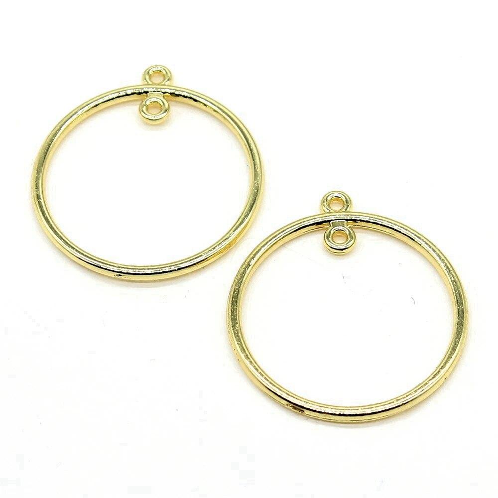 Hollow Earring Connector Components Phone Pendant Gift Jewelry Materials