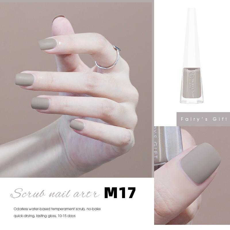 New Water-based Matte Nail Polish Matte Matte Non-tearable No-bake Quick-drying Long-lasting Nail Polish