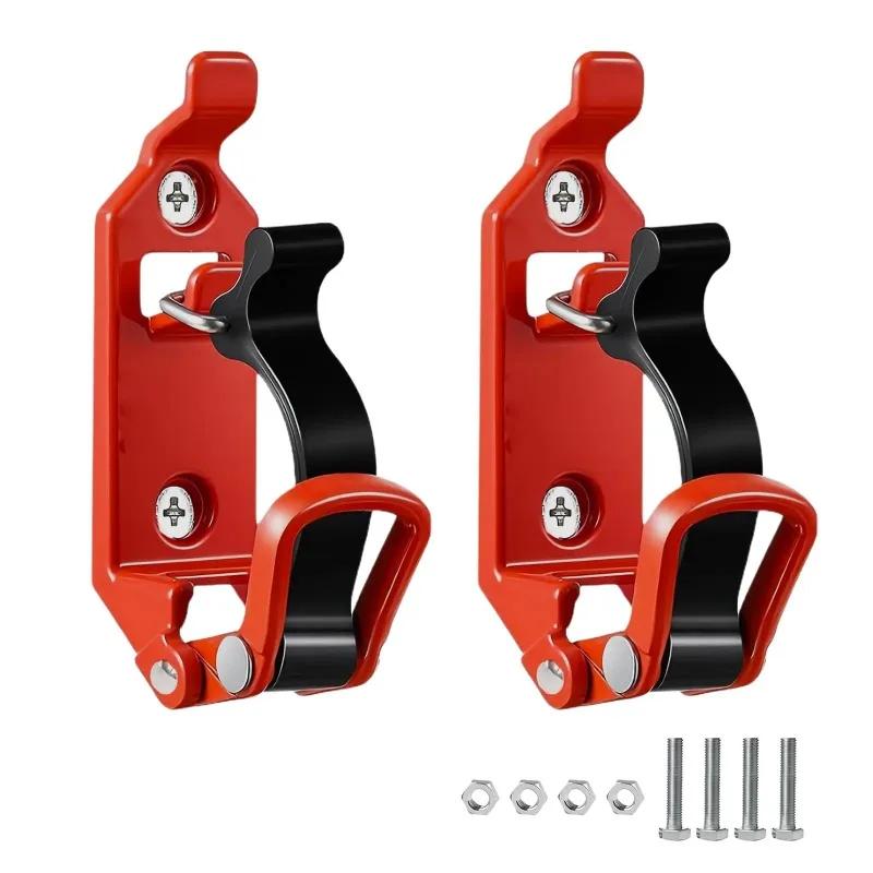 2 Stück Schnellspann-Montagesatz für Dachgepäckträger-Schaufeln - Wandmontierbar für Dachgepäckträgerklemmen, Schnellspann-Klemmen-Montagesatz