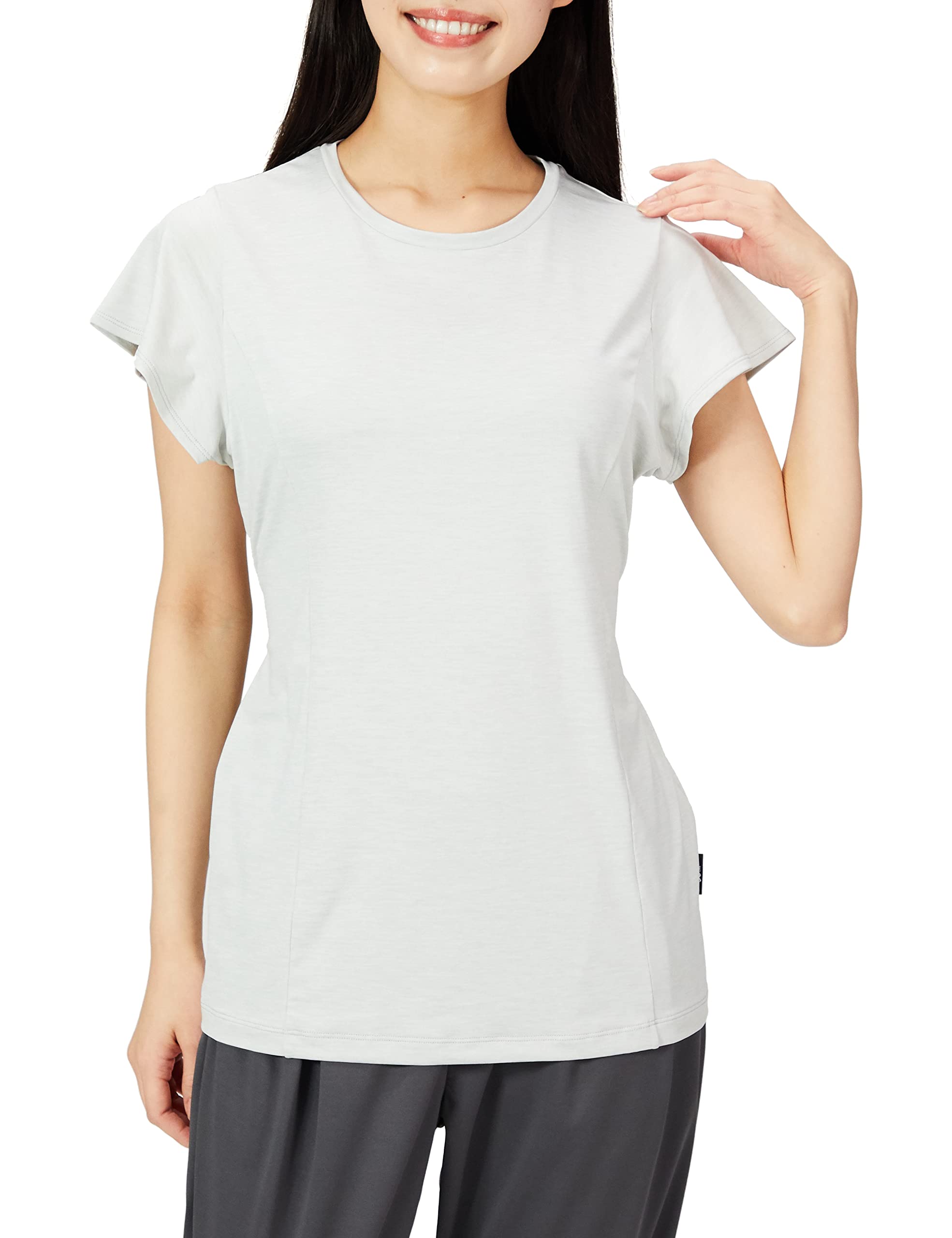 

DFY505 Short Sleeve UV Size LG Size to Japanese size CW-X/Wacoal Women s T-Shirt, Moisture-Wicking, Quick-Drying, Antibacterial, Odor-Resistant,