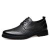 Genuine Leather Mens Oxford Shoes New British Casual Dress Shoes New Trend Versatile Man Business Footwear Male Lace-Up Flats