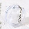 Badge Display Round Badge Storage Pouch Protection Case Clear Outdoor Bag  Goods Display