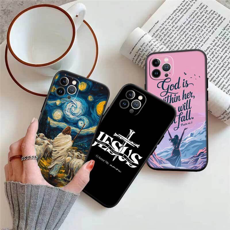 Bible Verse Jesus Christ Case for Samsung M55 M35 M15 A02 A05S A05 A06 A15 A12 A13 A10 A16 A20 A22 A24 A25 A30 A31 A32 A33 A35 A42 A50