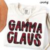Gamma Christmas Comfort Colors Shirt, Grandma Shirt, New Grandma Tshirt, Santa Tee, Xmas Gifts