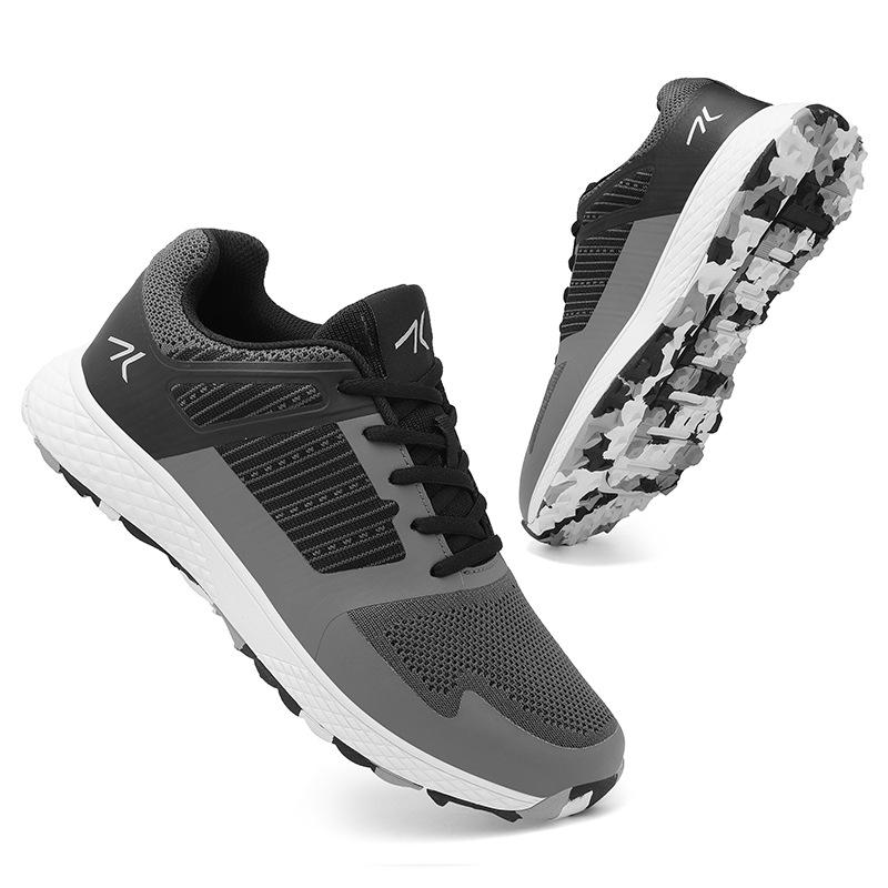 New Style Waterproof Breathable Spiked Golf Shoes for Men  Women 39