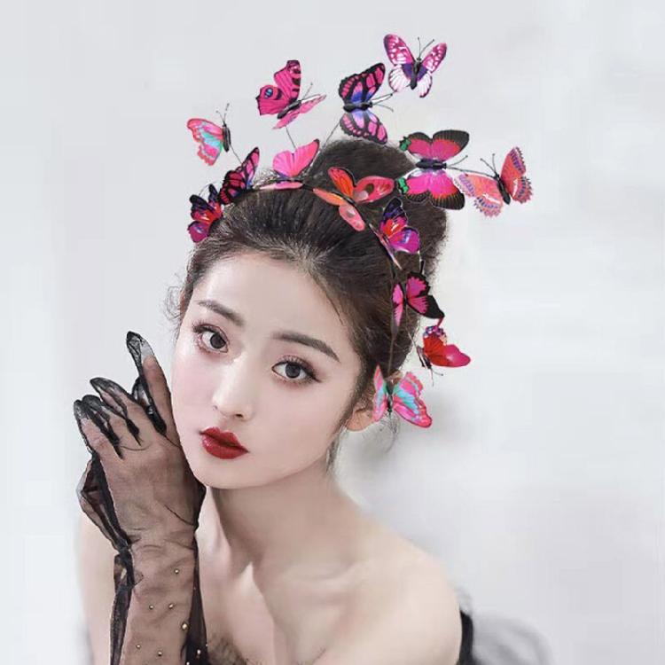 Junge Dame Schmetterling Haarbänder für Fotostudios Wälder Mädchen Thema Requisiten