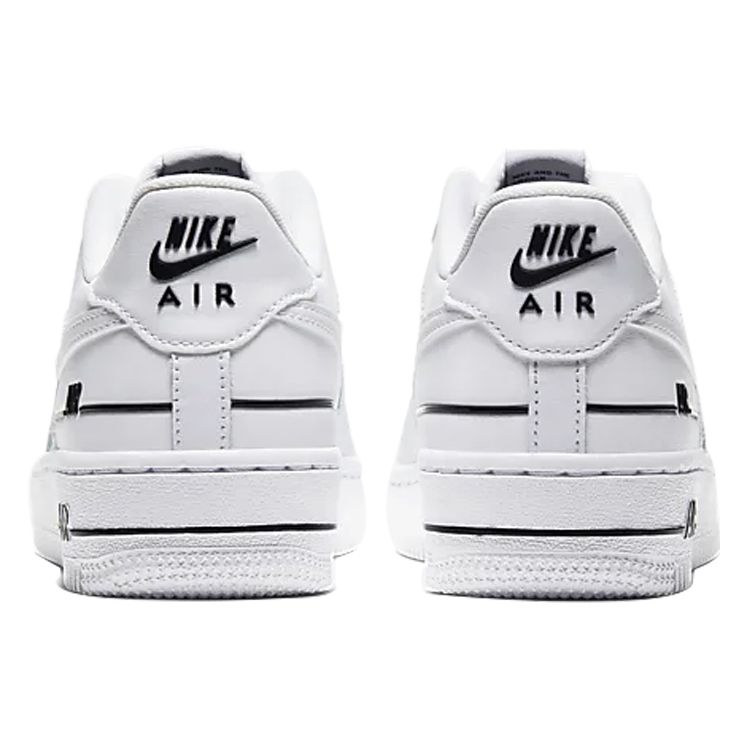 white & silver force 1 lv8 ho20 trainers junior