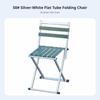 Foldable Stool With Spinerest Foldable Design Foldable Chair With Spinerest Space-Saving Long-Lasting For Fishing