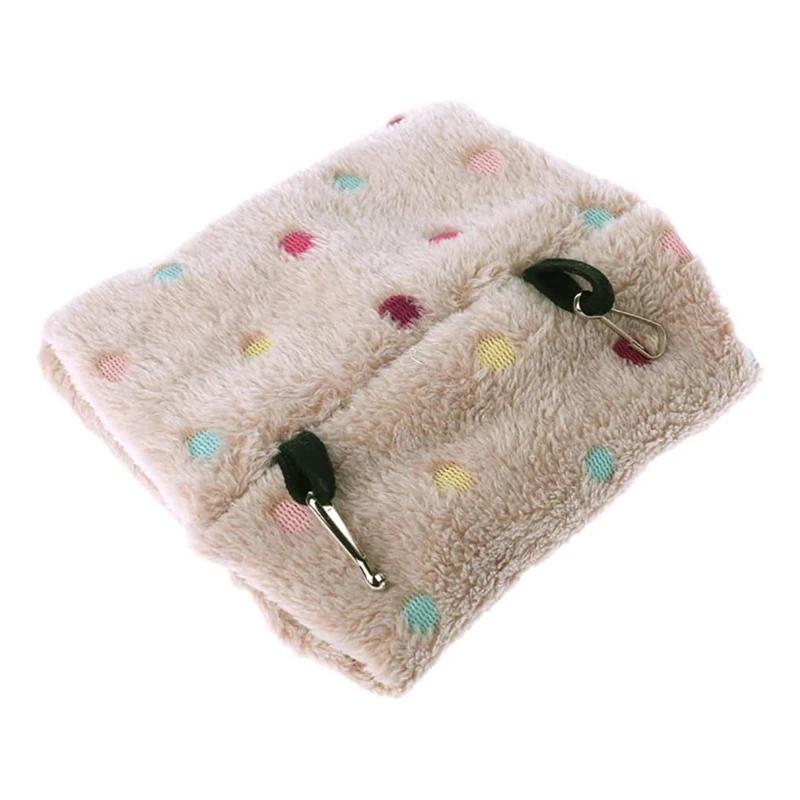 Pet Parrot Hammock Bird Hanging Bed House Plush Winter Warm Cage Nest Tent