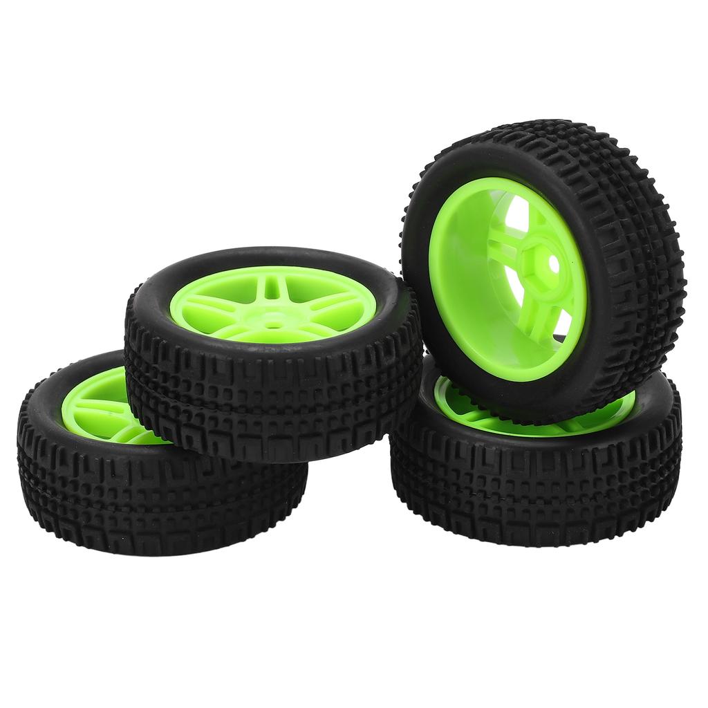 4PCS 75mm RC Car Tire U Type Rubber RC Vehicle Wheel Remote Control Car Tire for Wltoys 144001 114