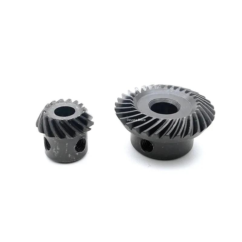 1: 2 Spiral Bevel Gear 1M 15/30/20/40 Teeth Steel Helical Gear