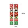 Nutcracker King Series New Christmas Couplets New Year's Party Soldiers Porch Atmosphere Decoration Door Curtains Flag Hangers