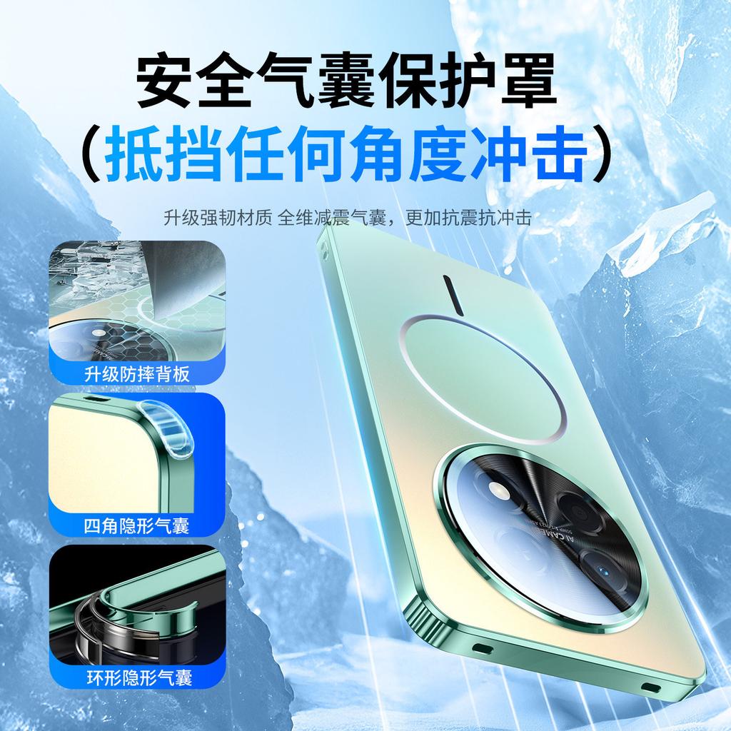 Applicable to Huawei Enjoy 11promax mobile phone case Enjoy 11plus magnetic lens all-inclusive matte 11 anti-drop