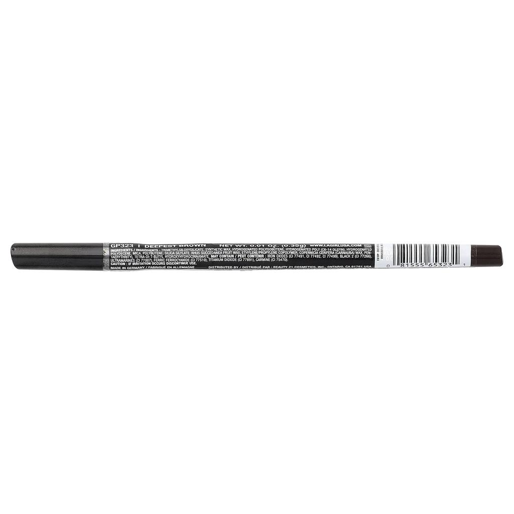 L.A. Girl Ultimate Eye Intense Stay Automatic Eyeliner, GP323 Defy Brown, 0.35g (0.01oz)