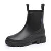 New Brunswick Women's Mid-Calf Waterproof Rain Boots - Anti-Slip, Wear-Resistant, Height-Enhancing for Outdoor and Kitchen Use
