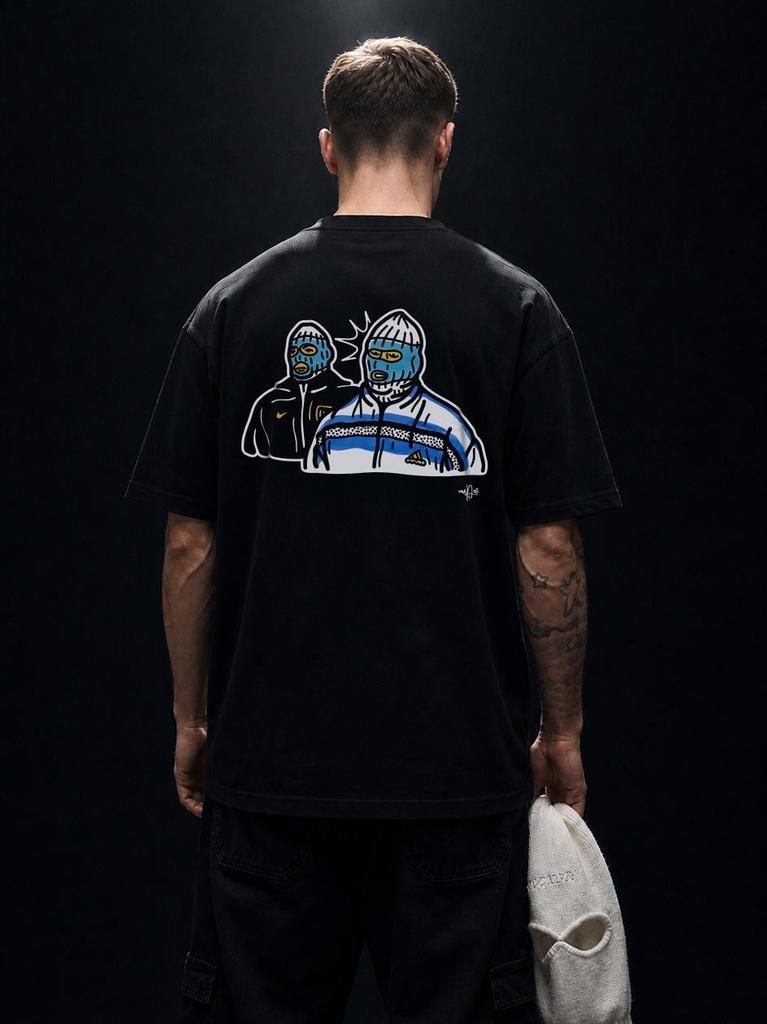 Jigga Wear x Wujek Darek Kosa Black Oversized Short Sleeve T-Shirt XL