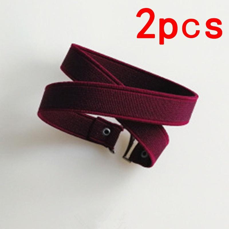 1 Pair High Heel Shoes Anti-Loose Straps High Elastic With Buttons Women High Heel Shoes Accesories